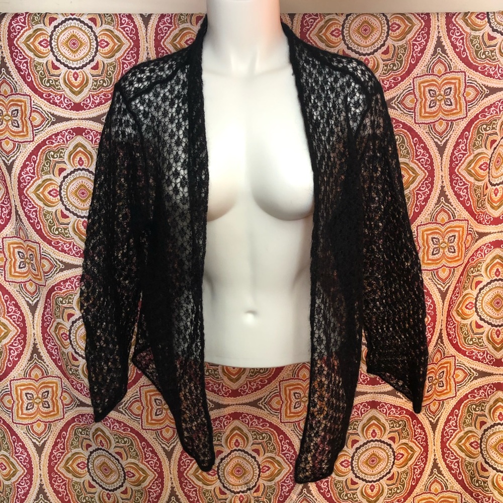 Eileen Fisher Lace Cardigan Sweater